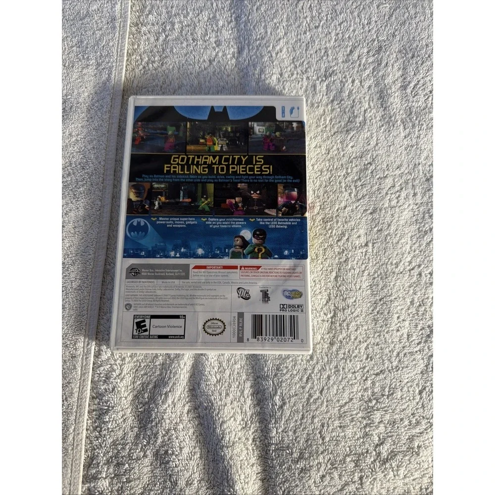 LEGO Batman: The Video Game (Nintendo Wii, 2008) Complete w/ Manual - Tested
